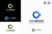 Fast Service logo designs, a Branding & Logo Template by Lucky Creative (Thumbnail 5 of 5)