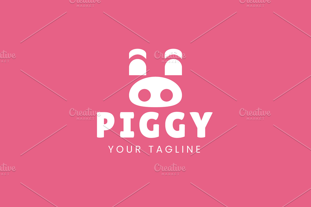 piggy logo vector icon illustration, a Branding & Logo Template by Dyn Studio