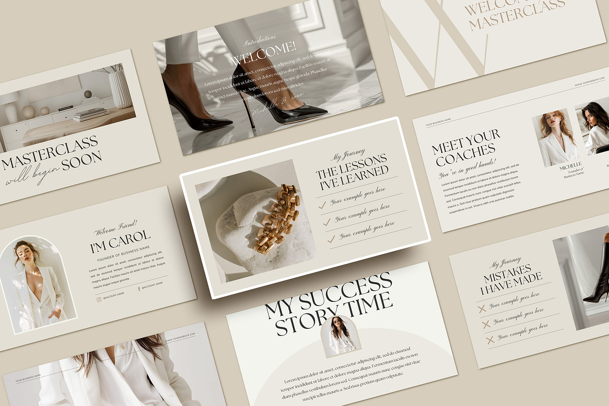 Life Coach Presentation Slide Deck, a Presentation Template by Studio Loire (Photo 7 of 10)