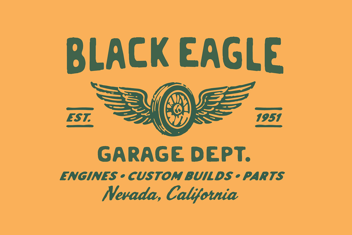 Gearline Motors – Display Font, a Script Font by Edignwn Type (Photo 2 of 12)