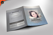 Funeral Program 21 Winter Cool Theme, a Brochure Template by SeraphimChris (Thumbnail 1 of 5)