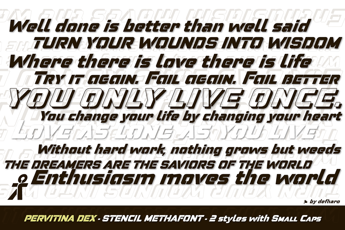 Pervitina Dex -2 fonts- preview 5