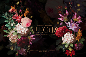 Antique Floral Art Collection