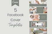 Facebook Cover Templates - CANVA, a Social Media Template by Tegefeldt Design (Thumbnail 1 of 3)