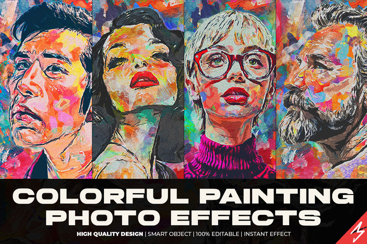 Colorful Painting Photo Effects, an Action Add-On by Amorjesu.com (Photo 1 of 26)