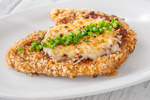 Classic Chicken Parmesan with crispy, a Food & Drink Photo by Alexander Prokopenko