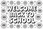 Back to School Coloring Pages design, an Illustration by Amazin_art (Thumbnail 3 of 13)