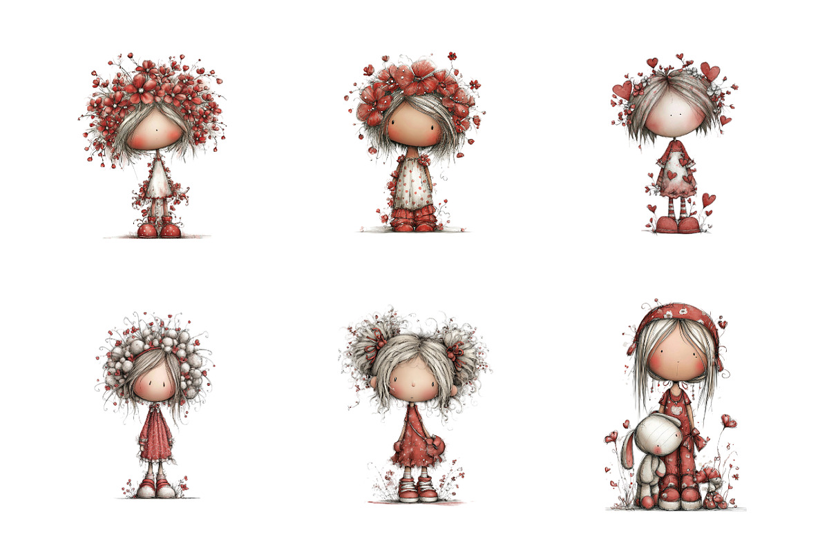 Whimsical easter fairy clipart, an Illustration by SinaCreation (Photo 3 of 10)