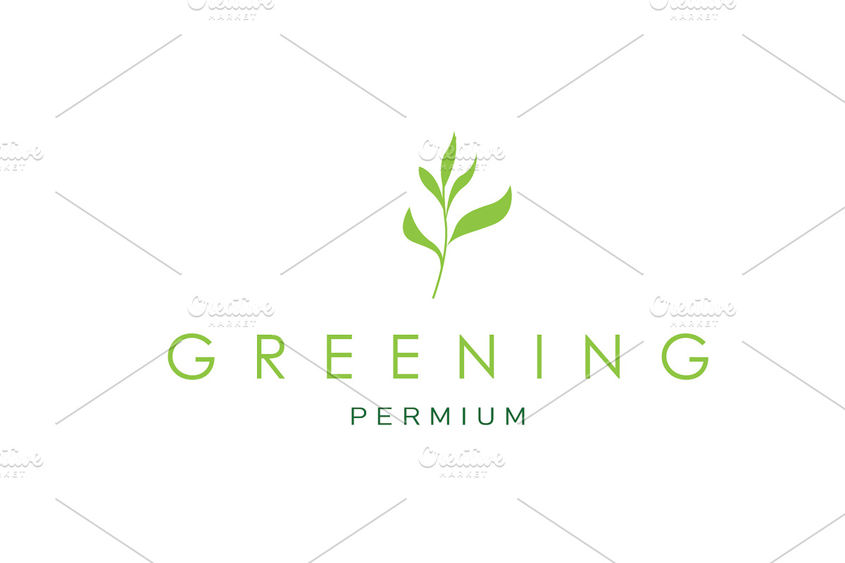 Green Nature Logo Icon for Organic, a Branding & Logo Template by Maylianaw28 (Photo 1 of 3)