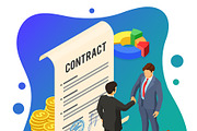 Partnership and Business Teamwork, a Finance Illustration by TAlex (Thumbnail 2 of 6)