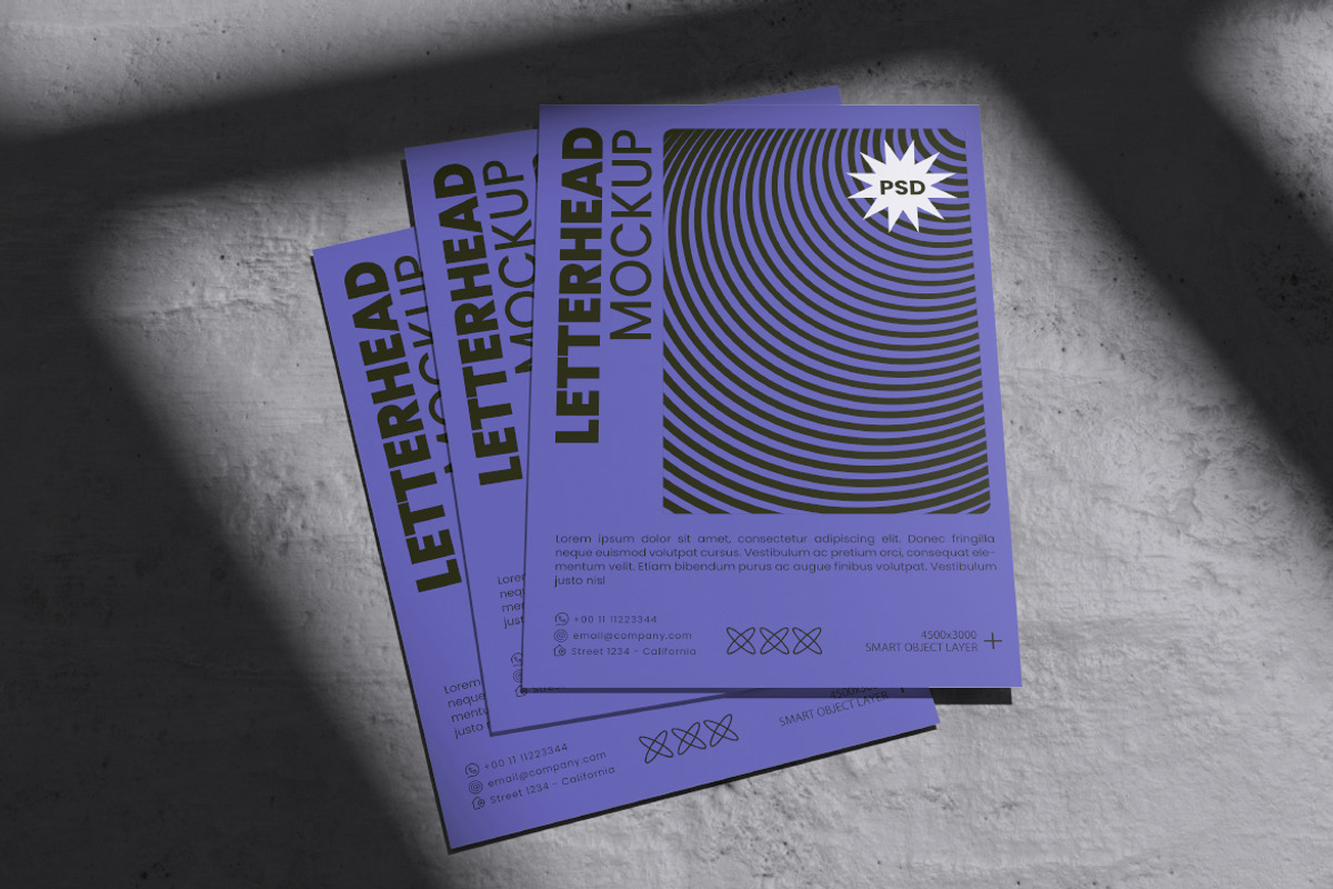 Letterhead Mockup, an Advertising Mockup by Rielismee (Photo 5 of 5)