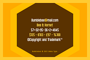 Bumblebee Font, a Sans Serif Font by alpercakici (Thumbnail 8 of 9)