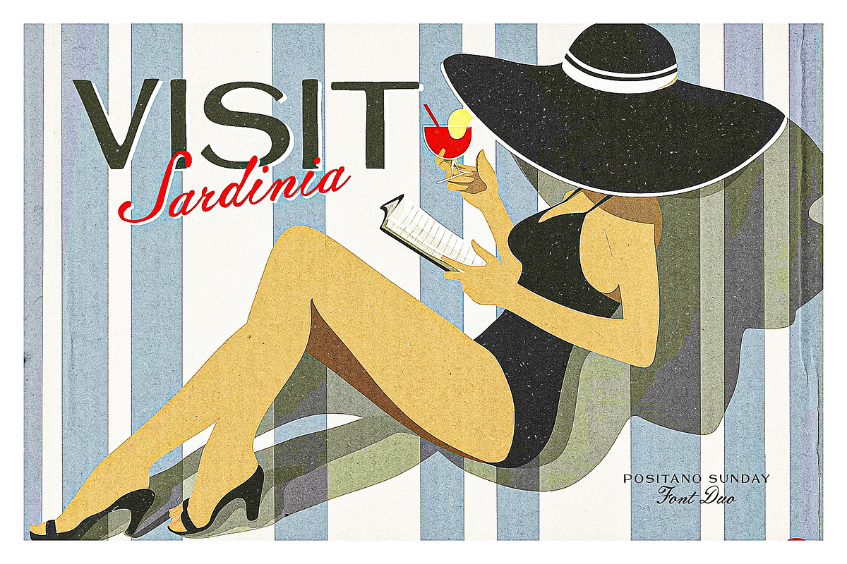 Positano Sunday Font Trio, a Handwritten Font by Ivan Rosenberg (Photo 8 of 18)