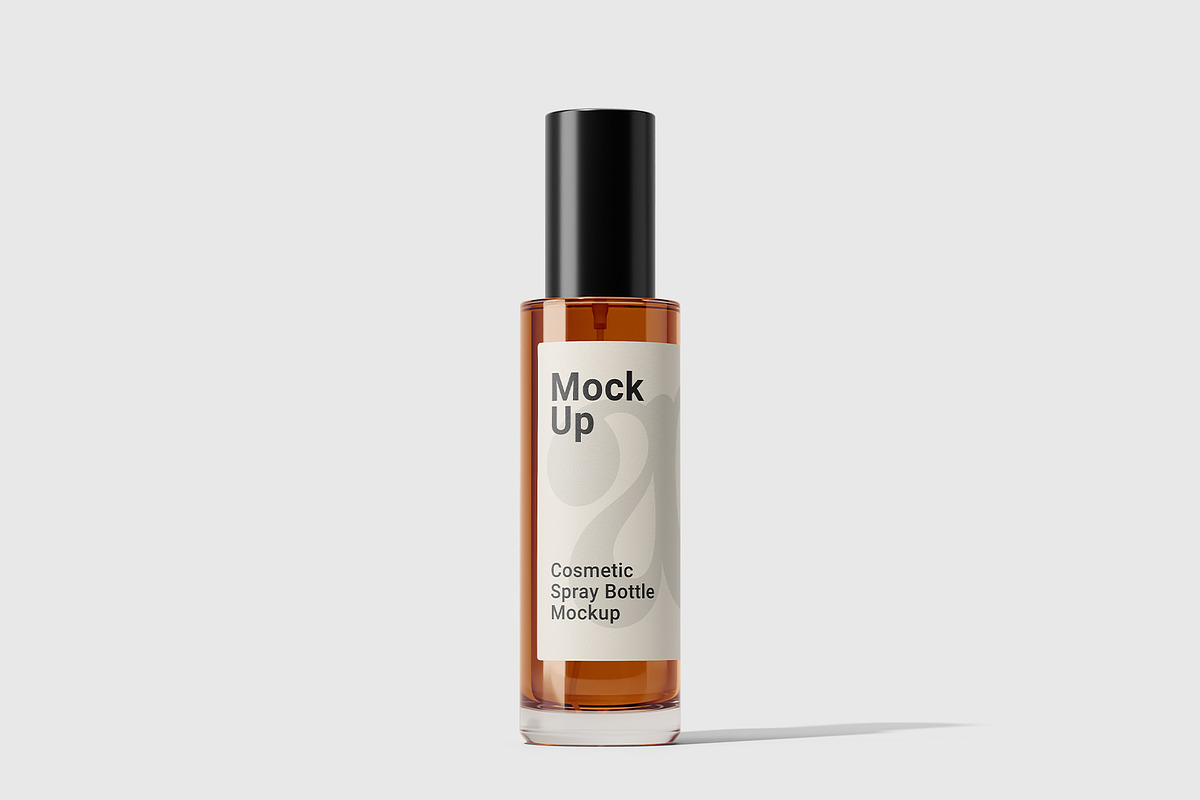 Cosmetic Spray Bottle Mockup, a Packaging Mockup by Akebareee (Photo 1 of 3)