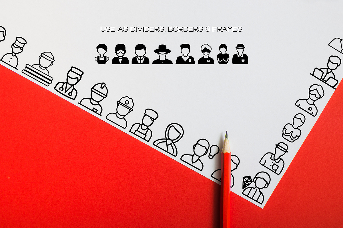 Career Alphabet - Dingbat Font, a Symbol Font by WADLEN (Photo 7 of 7)