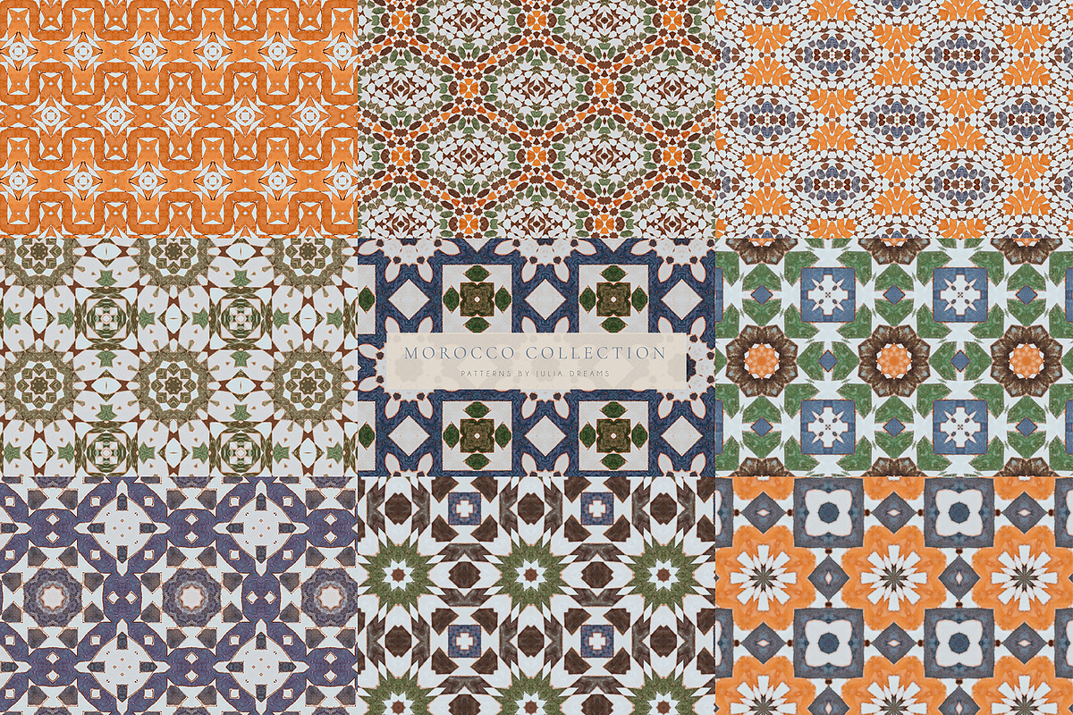 Moroccan 65 Patterns and 65 Tiles, a Pattern Graphic by Julia Dreams (Photo 9 of 15)