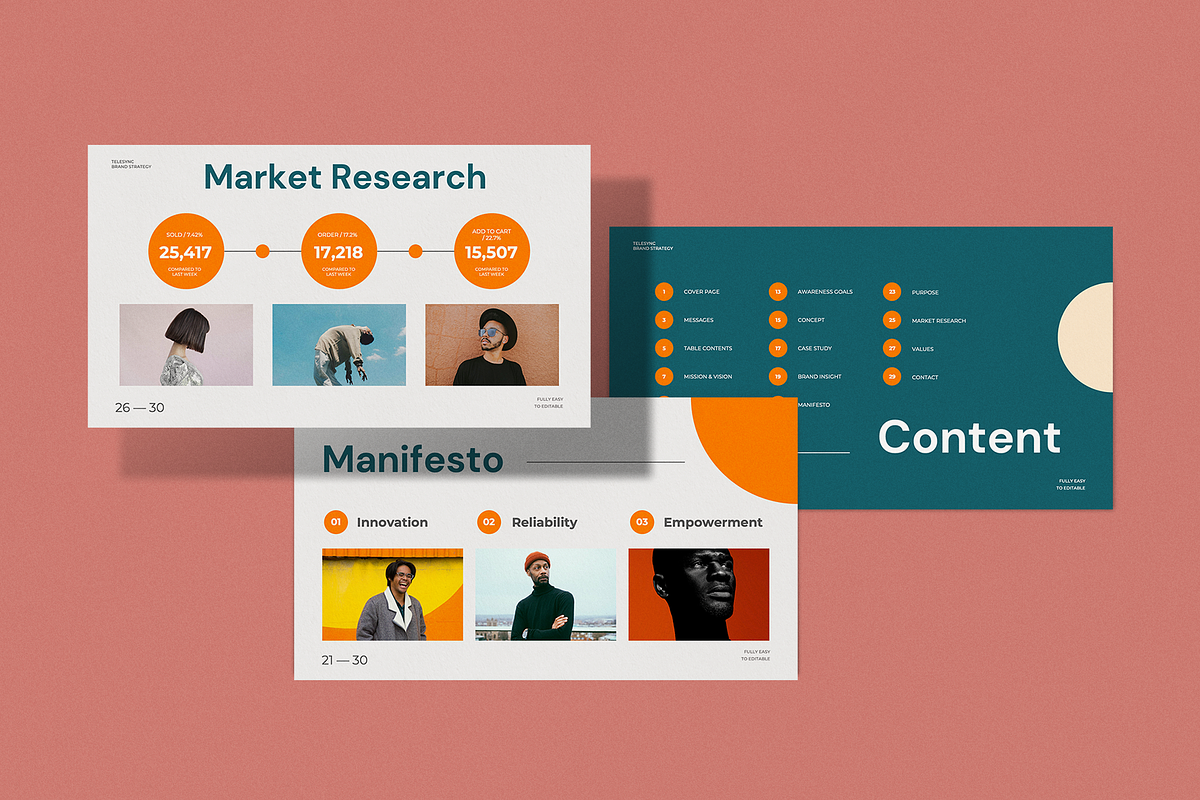 Telesync Brand Strategy - Powerpoint, a Presentation Template by Surotype (Photo 6 of 10)