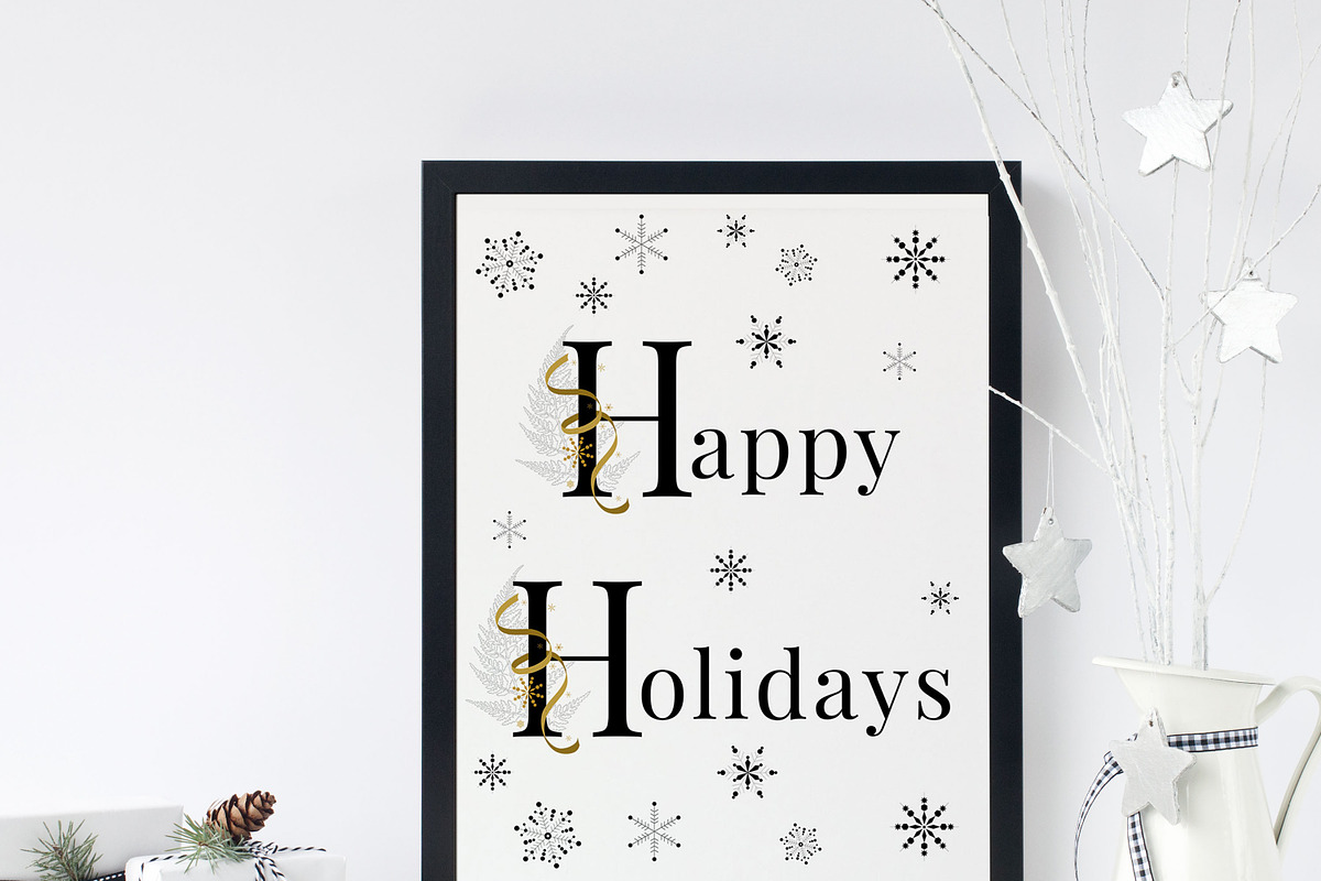 Holiday Snowflake Alphabet, an Illustration by Maggie Stilwell Design (Photo 5 of 6)