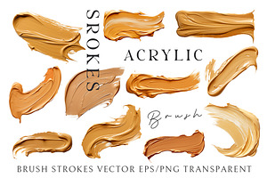 Acrylic Brush Strokes