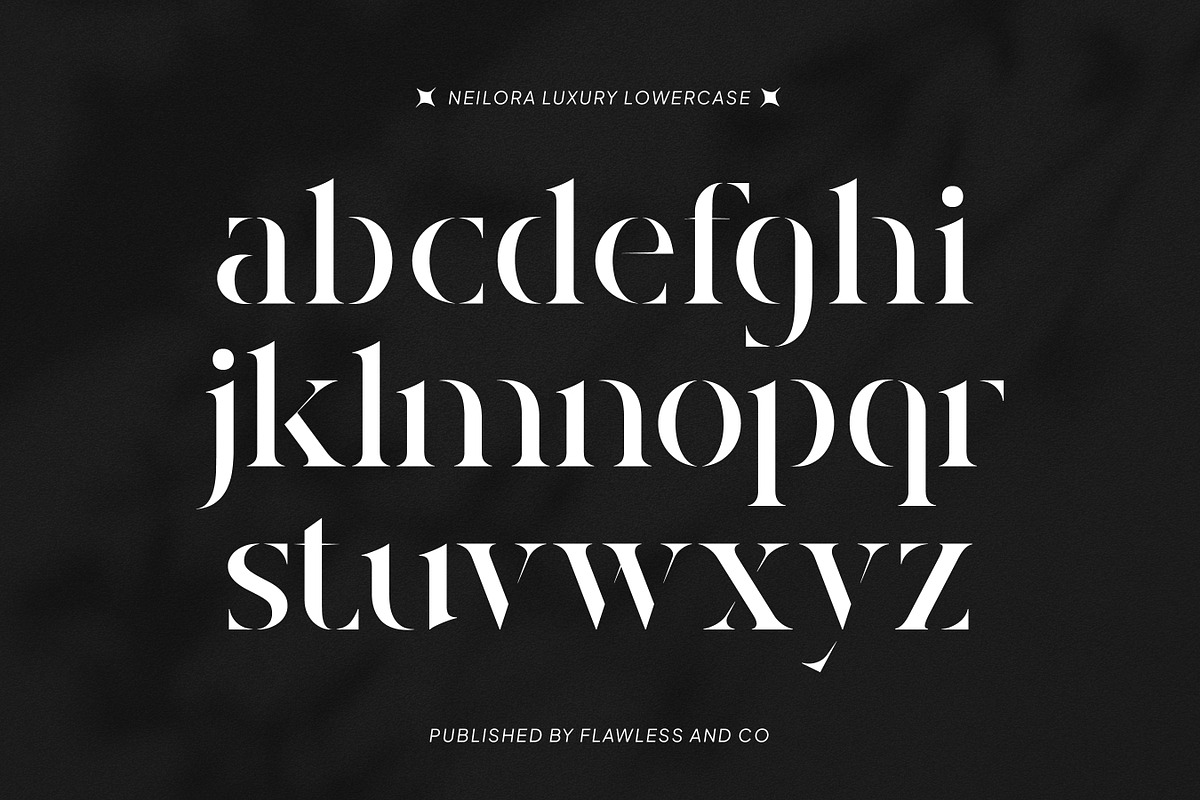 Neilora - Elegant Stencil Serif Font, a Serif Font by Flawless And Co (Photo 7 of 10)