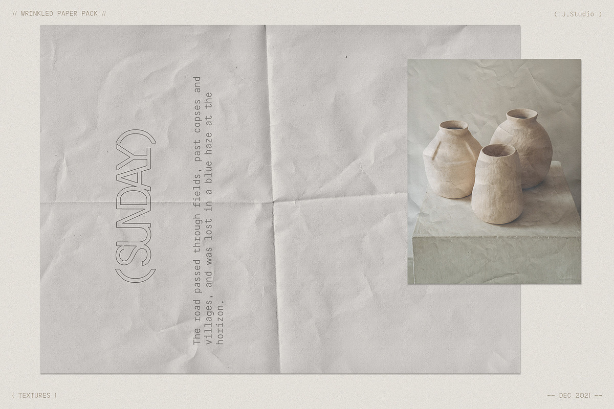 Wrinkled Paper Pack – 70+ PNG Files, a Texture Graphic by J.Studio (Photo 3 of 13)