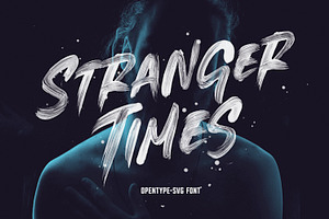 Stranger Times - OpenType SVG Font