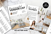 Real Estate Vendor List Flyer Canva, a Flyer Template by CreativeVinesStore (Thumbnail 4 of 6)