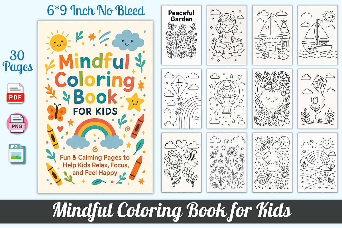 Mindful Coloring Book for Kids