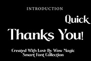 QUICK, a Serif Font by Wow Magic (Thumbnail 3 of 3)
