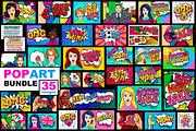 35 images in pop art style, an Education Illustration by VectorStory (Thumbnail 1 of 3)