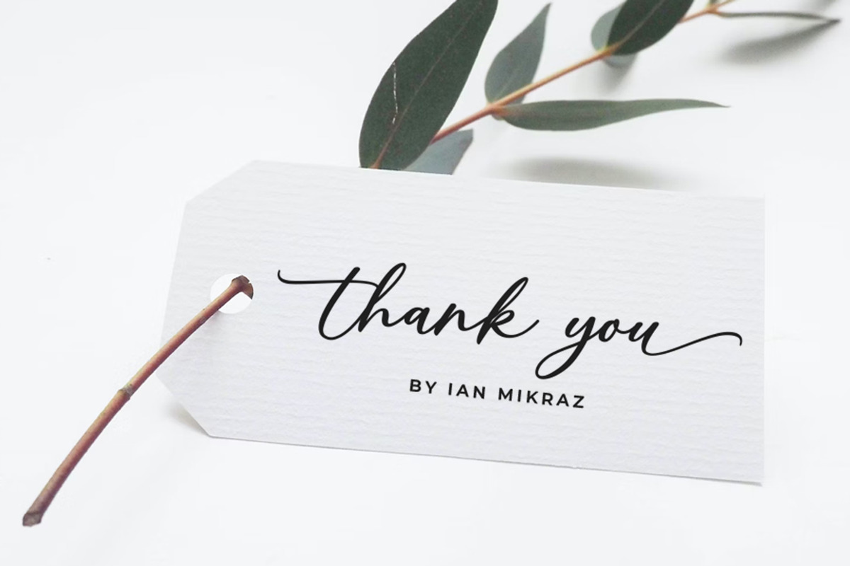 Ophelia - A Modern Handwritten Scrip, a Handwritten Font by ianmikraz (Photo 7 of 7)