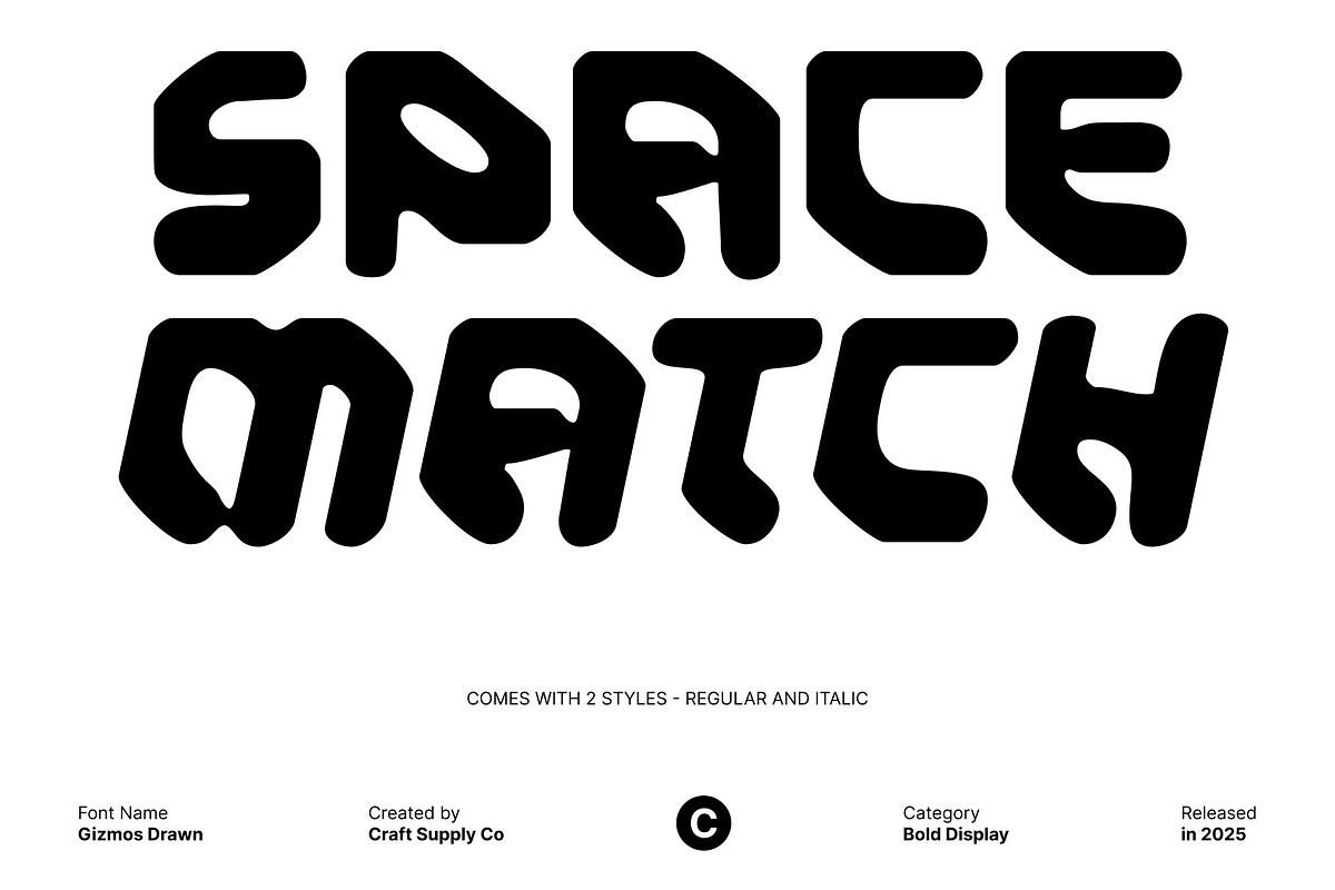 Gizmos Drawn, a Sans Serif Font by Craft Supply Co. (Photo 3 of 8)