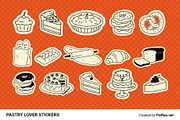 Pastry Lover Stickers, a Solid Icon by Pixflow (Thumbnail 5 of 6)