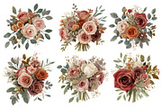 Blush Floral Watercolor Bundle, an Illustration by musafir_fashion (Thumbnail 13 of 13)