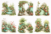 Whimsical Summer Pathway Clipart, an Illustration by DreamArtGraphic (Thumbnail 3 of 8)