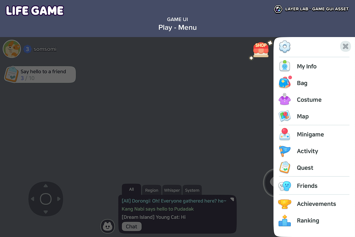 GUI - Life Game, an UI Kit Template by LAYERLAB (Photo 15 of 55)