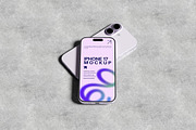 iPhone 17 Mockup, an iPhone Mockup by HanaSaka_Studio (Thumbnail 3 of 5)