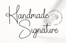 Handmade Signature | Script Font