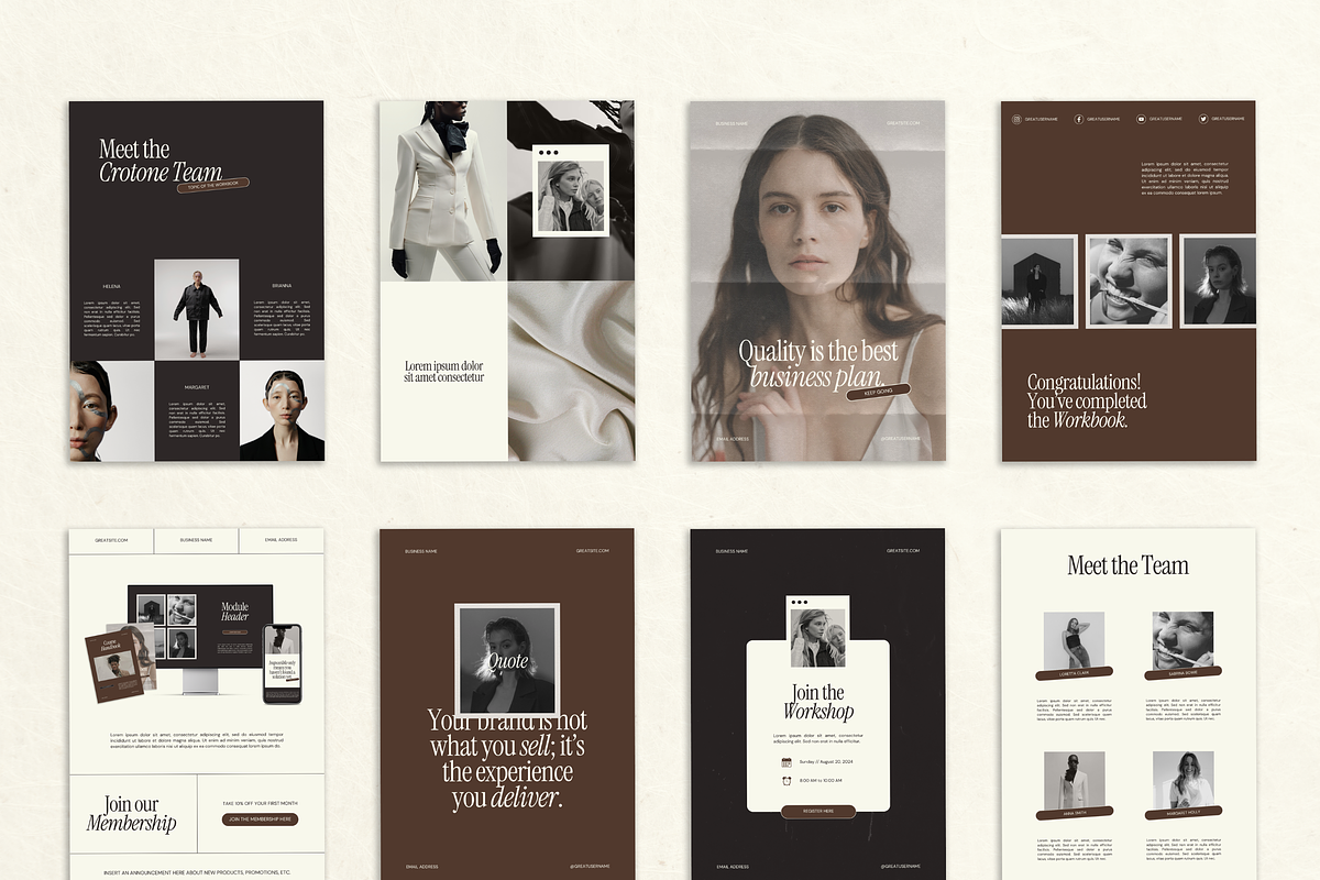 Canva Workbook Template for Coaches, a Magazine Template by Branding Babe Co. (Photo 5 of 10)