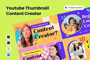 Content Creator Thumbnail Design, a Social Media Template by twinstd