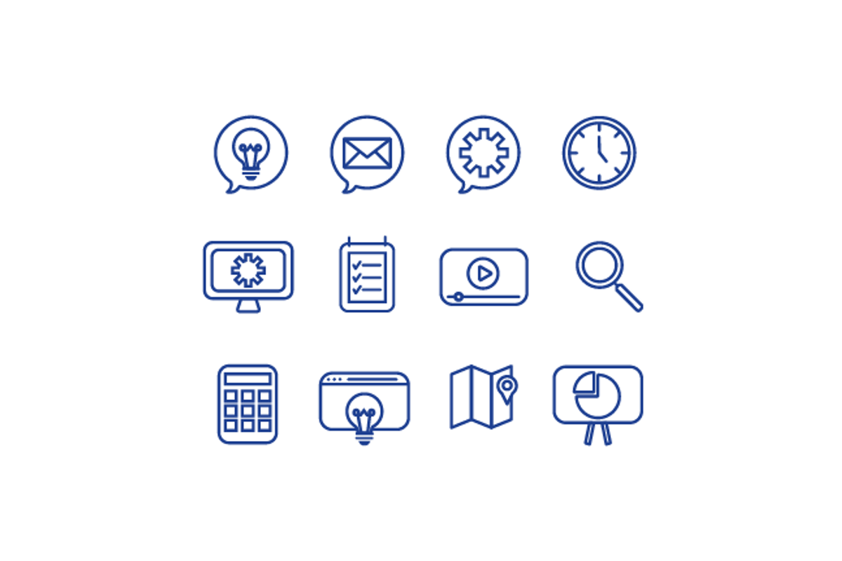 28 BUSINESS ICONS, an Outline Icon by maudemilie (Photo 5 of 5)