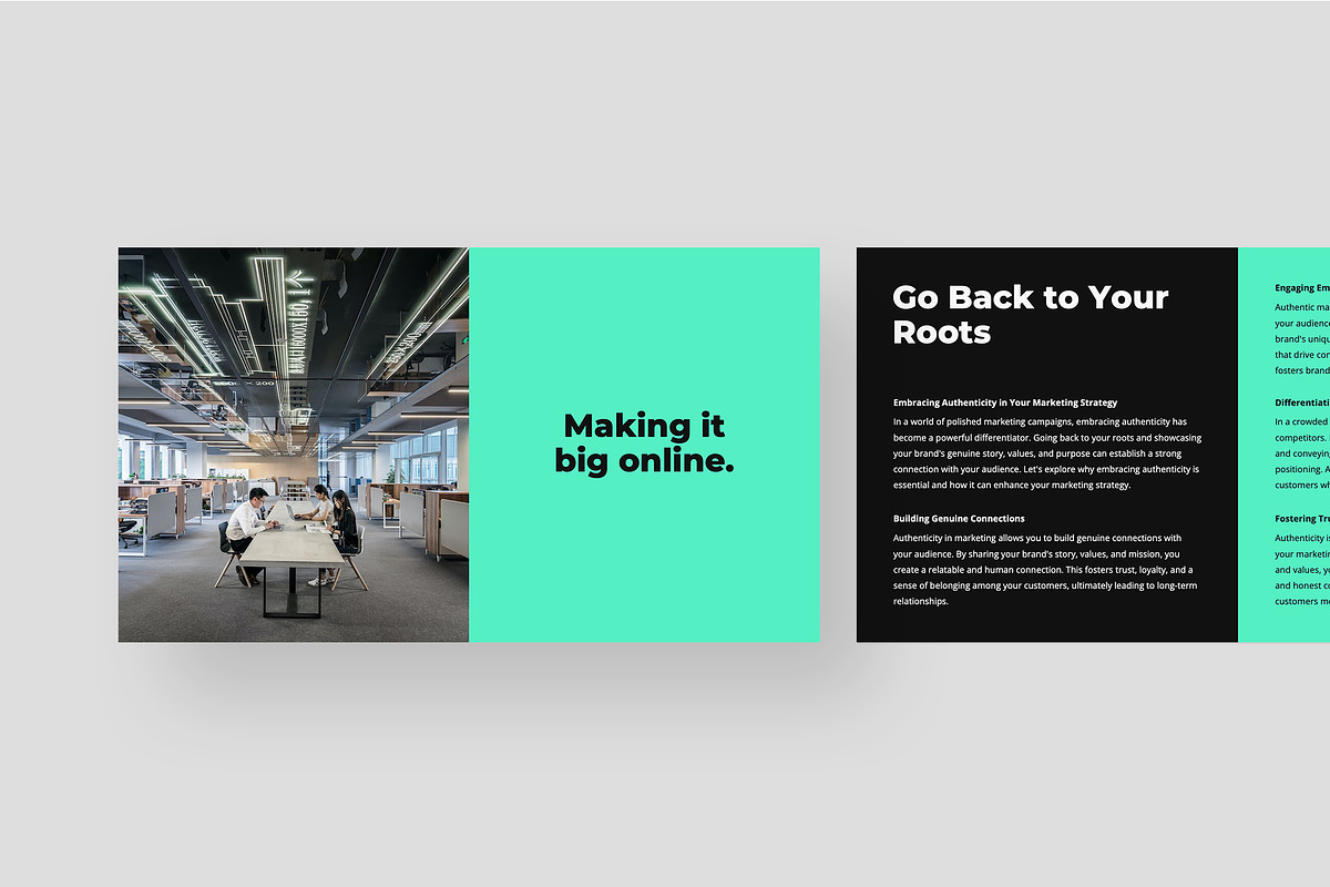 Marketing Plan PowerPoint Template, a Presentation Template by Gaize (Photo 3 of 17)