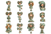 Whimsical St Patrick's Day Girl, a Graphic by CitraGraphics (Thumbnail 4 of 5)