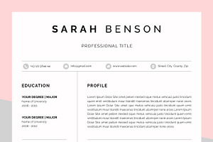 Word Resume/CV 3 Pages