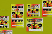 Maximalist Rock Music Festival Flyer, a Flyer Template by graphicook (Thumbnail 4 of 4)
