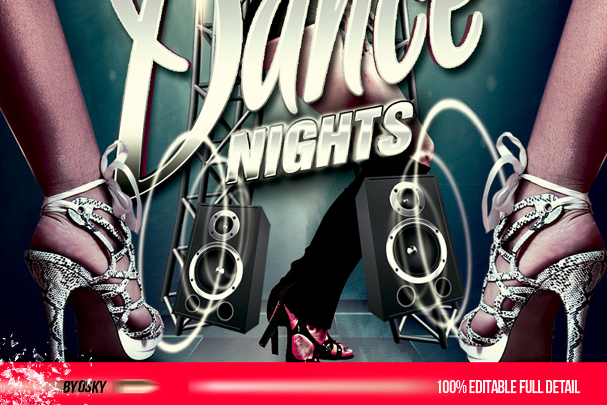Dance Nights Party, a Flyer Template by Osky (Photo 4 of 4)