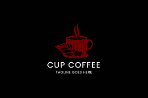 Cup Coffee Logo Template