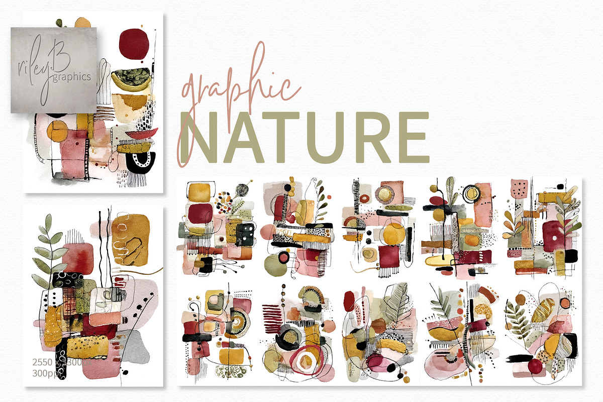 Graphic Nature, a Decorative Illustration by rileyBgraphics (Photo 1 of 7)