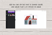 Scandi village. Maps & cards creator, a Graphic by Murvin (Thumbnail 15 of 16)
