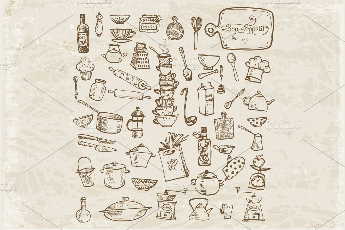 Kitchen doodles, a Food Illustration by Elina_Li (Photo 9 of 17)